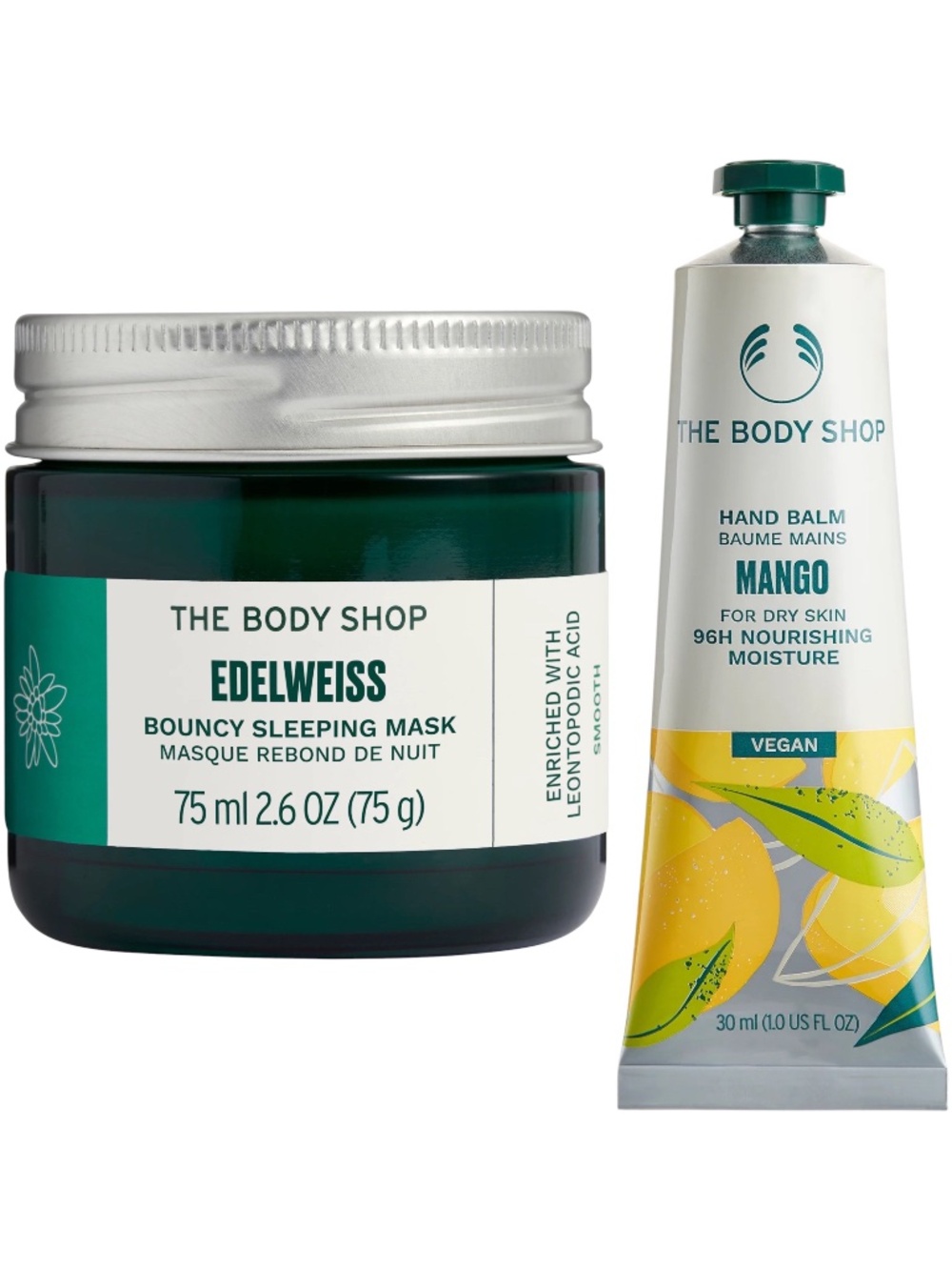 The Body Shop set